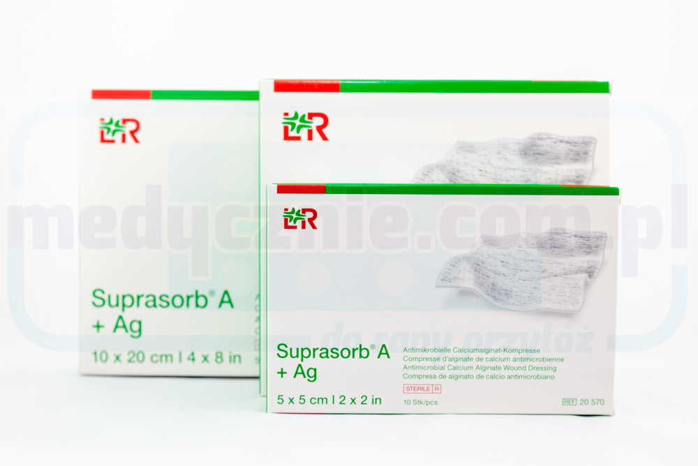 Suprasorb A + Ag 10*10cm 1Stk